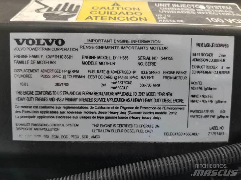 Volvo D11H Двигатели