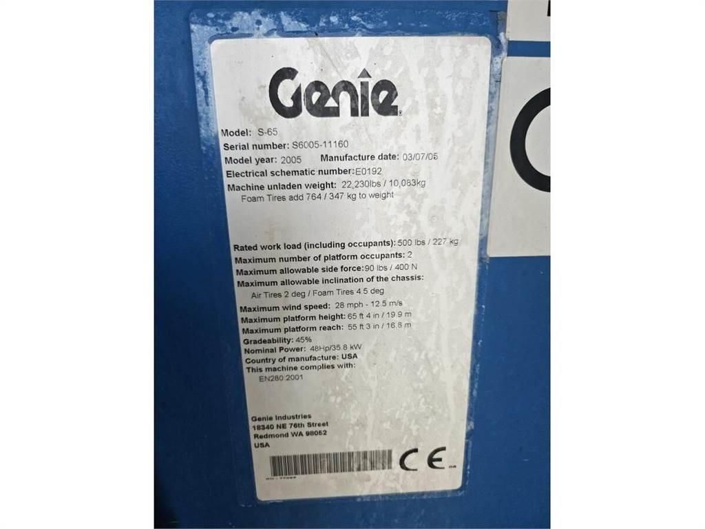 Genie S-65 Телескопични повдигачи
