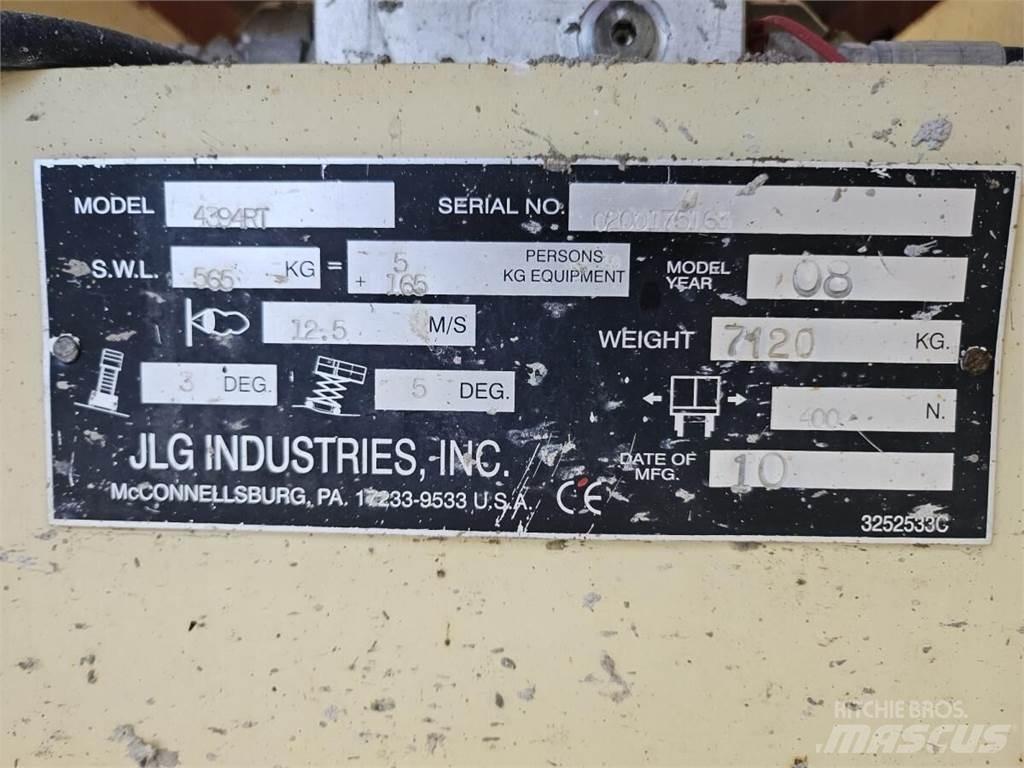 JLG 4394RT Ножични работни платформи
