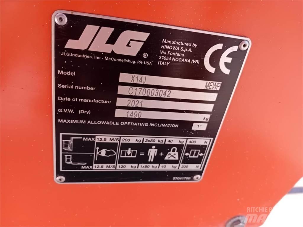 JLG X14J Съчленени стрелови подемници
