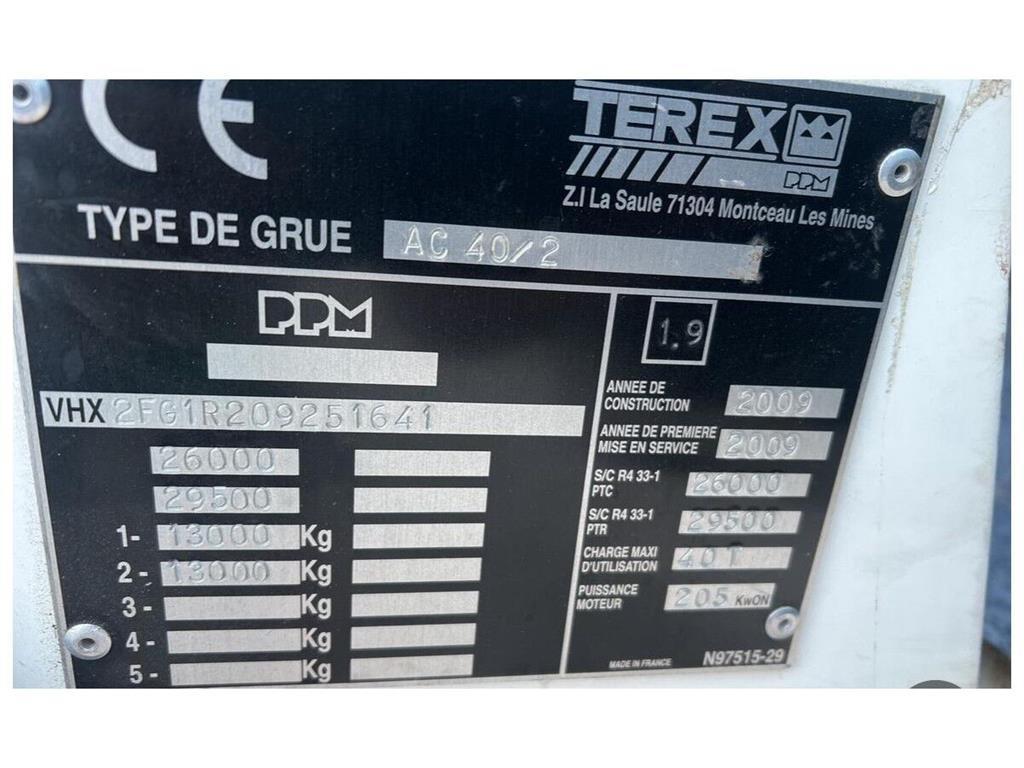 Terex AC40 Всъдеходни кранове