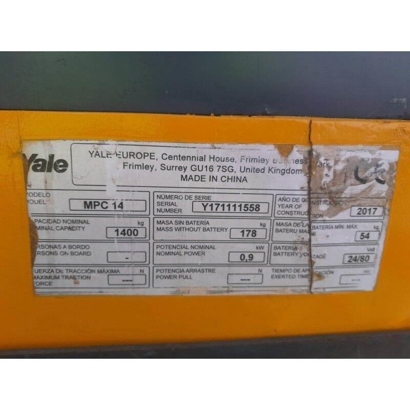 Yale MPC14 Нископовдигач