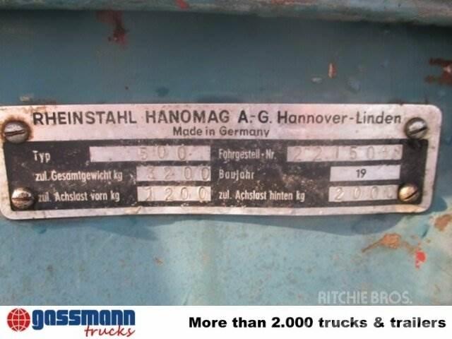 Hanomag Granit 500 Строителство - Други