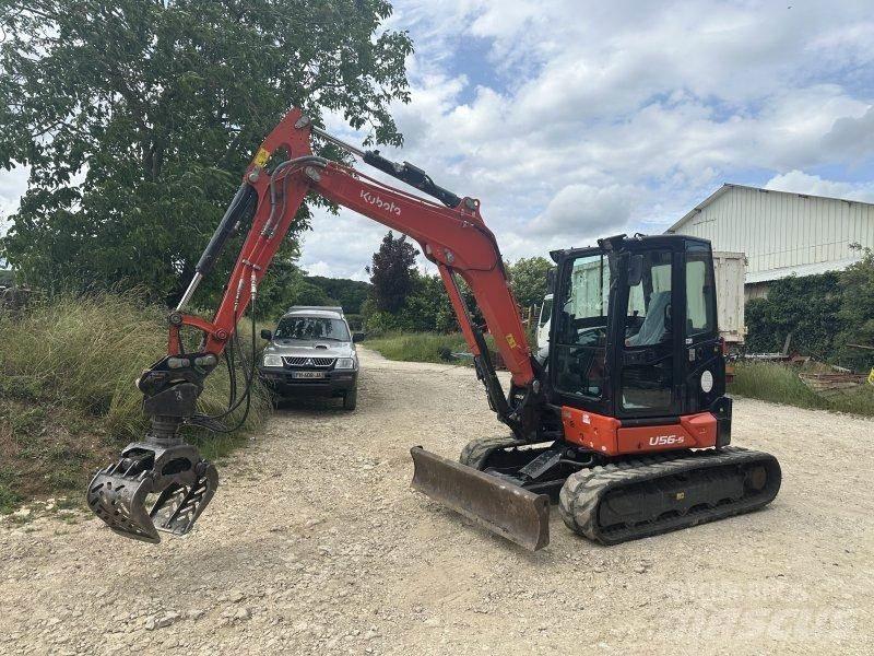 Kubota U56-5 Мини екскаватори < 7 т