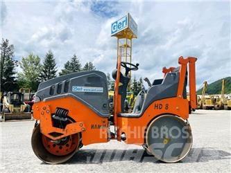 Hamm HD8 VV Двойни барабанни ролки
