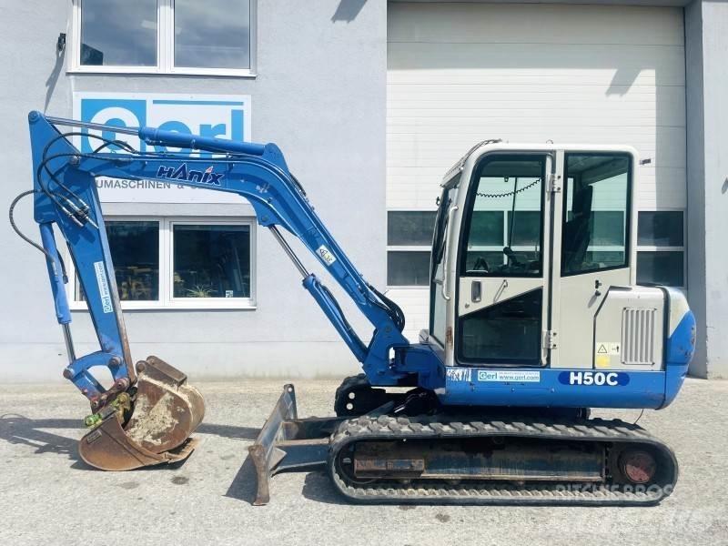 Hanix H50C Мини екскаватори < 7 т