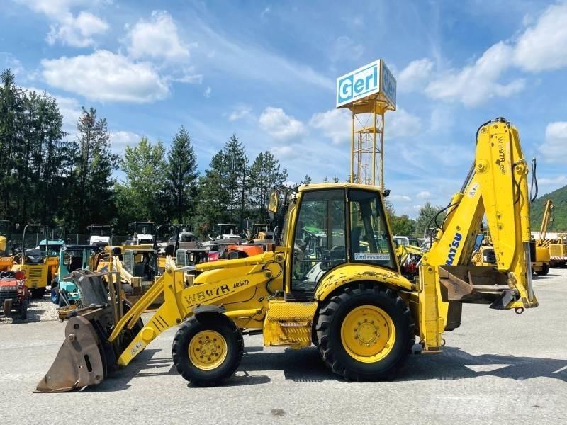 Komatsu WB97R-2 Товарач със заден ексватор