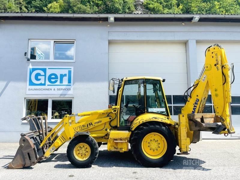 Komatsu WB97R-2 Товарач със заден ексватор