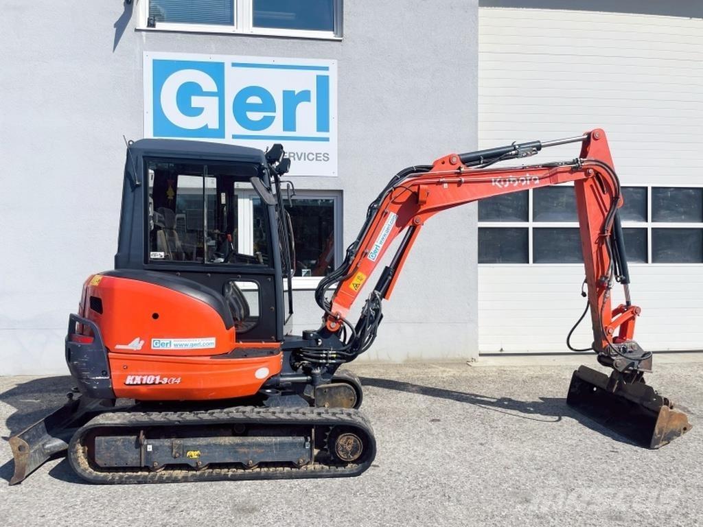 Kubota KX101-3a Мини екскаватори < 7 т