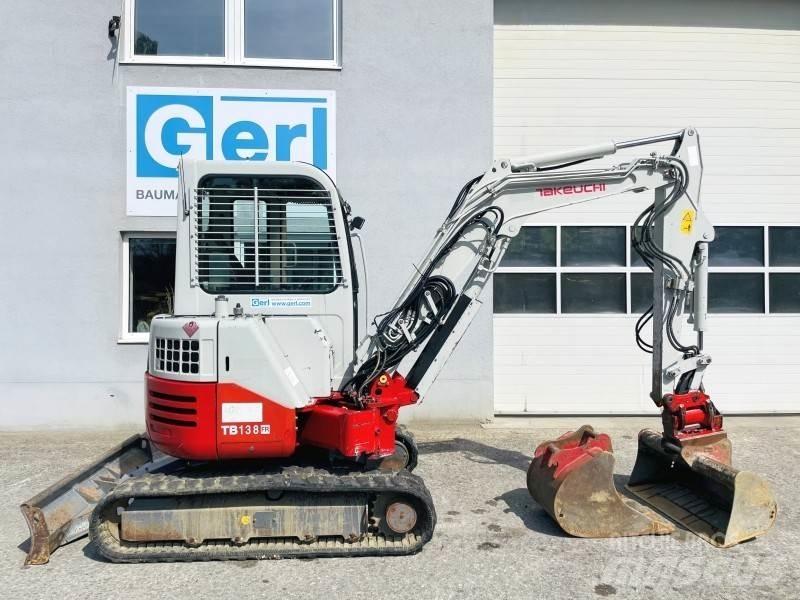 Takeuchi TB138FR Мини екскаватори < 7 т