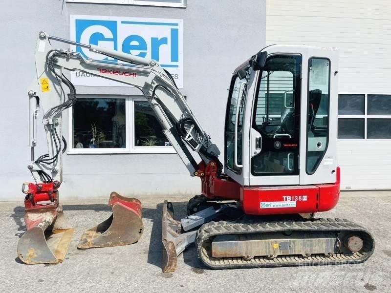 Takeuchi TB138FR Мини екскаватори < 7 т