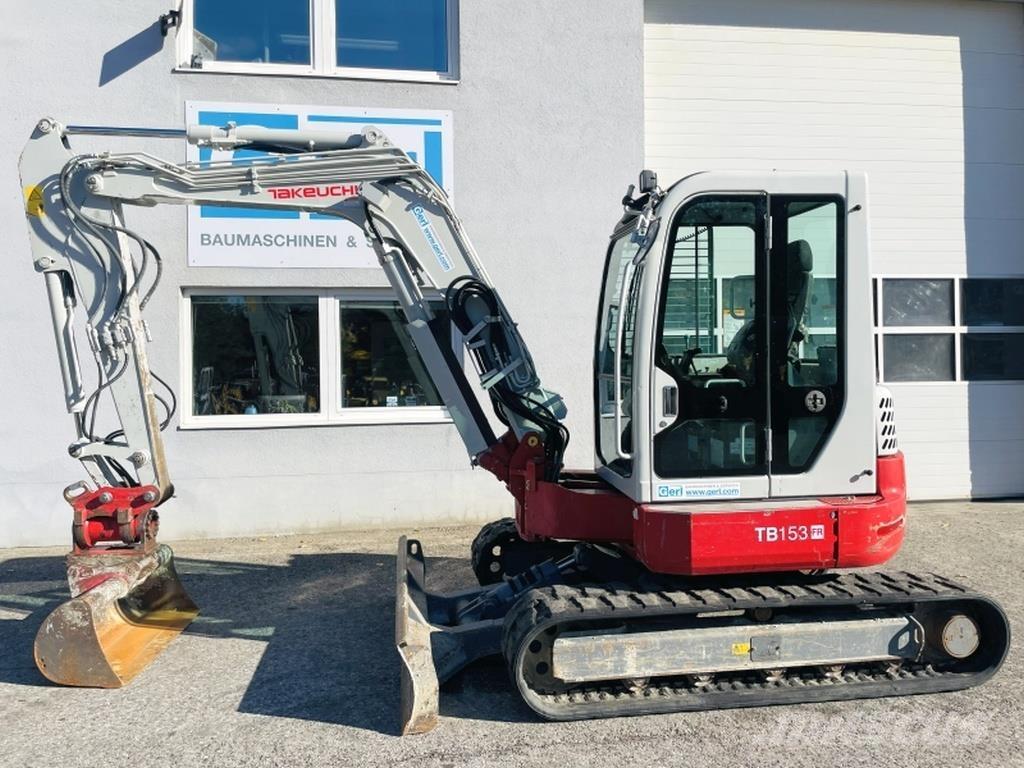 Takeuchi TB153FR Мини екскаватори < 7 т
