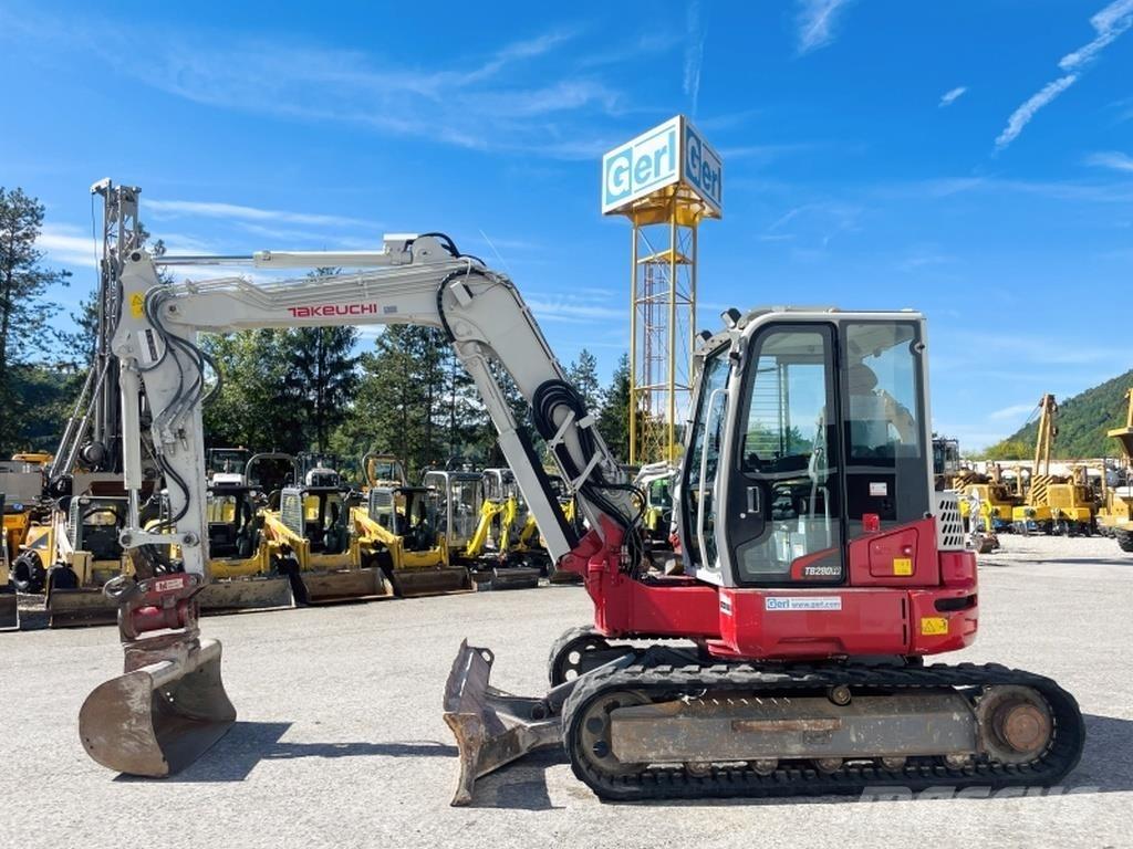 Takeuchi TB280FR Мини екскаватори < 7 т