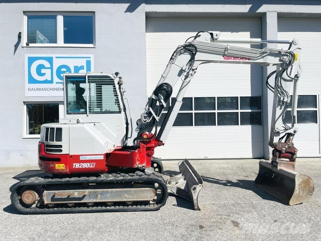 Takeuchi TB280FR Мини екскаватори < 7 т