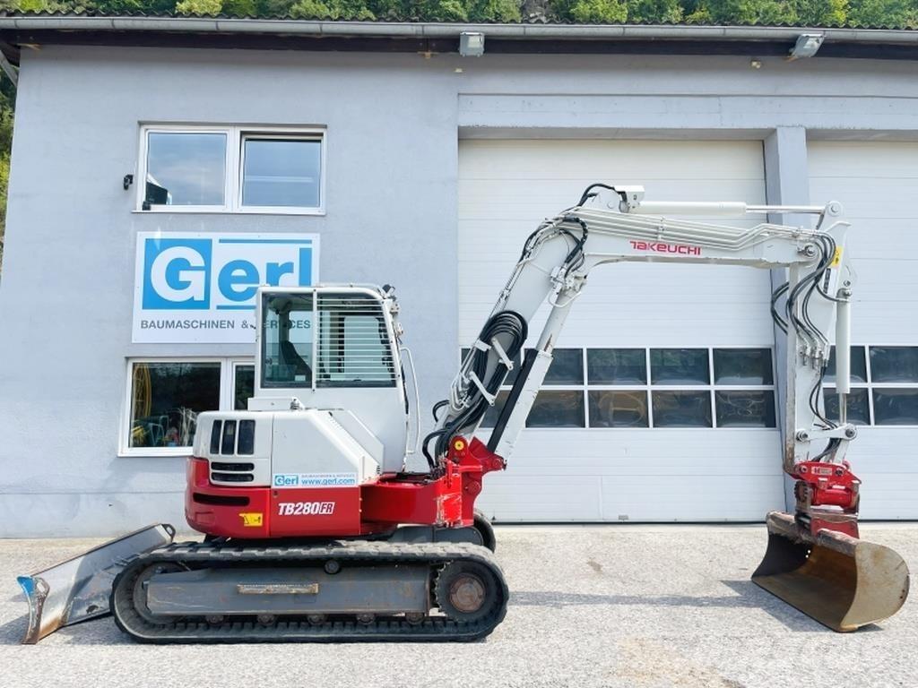 Takeuchi TB280FR Мини екскаватори < 7 т