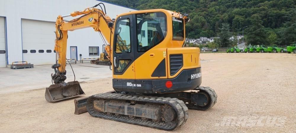 Hyundai R80CR-9A Средни екскаватори 7т - 12т