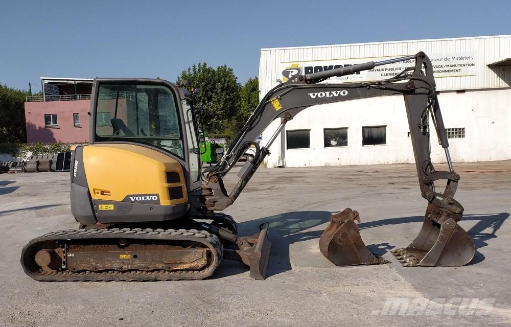 Volvo ECR50D Мини екскаватори < 7 т