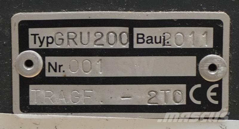 Gruma GRU 200 Друг прикачен инвентар и компоненти