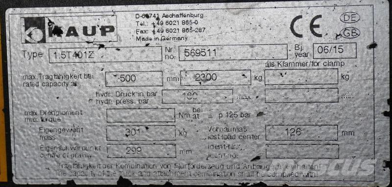 Kaup 1.5T401Z Друг прикачен инвентар и компоненти