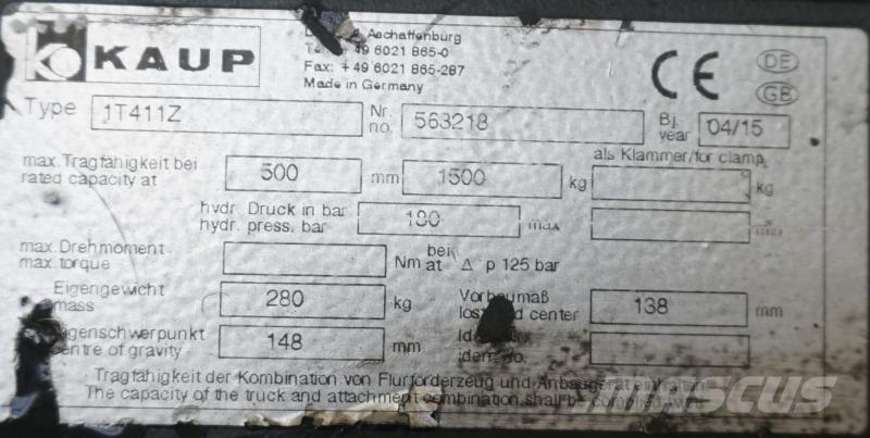 Kaup 1T411Z Друг прикачен инвентар и компоненти