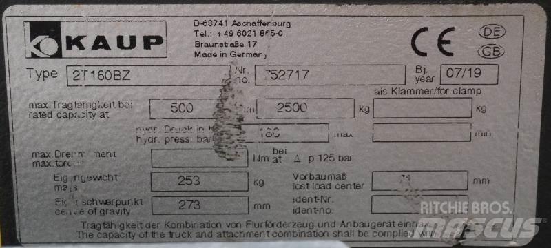Kaup 2T160BZ Друг прикачен инвентар и компоненти