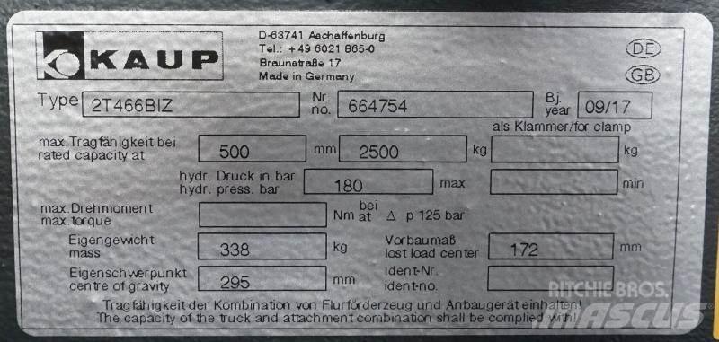 Kaup 2T466BIZ Друг прикачен инвентар и компоненти