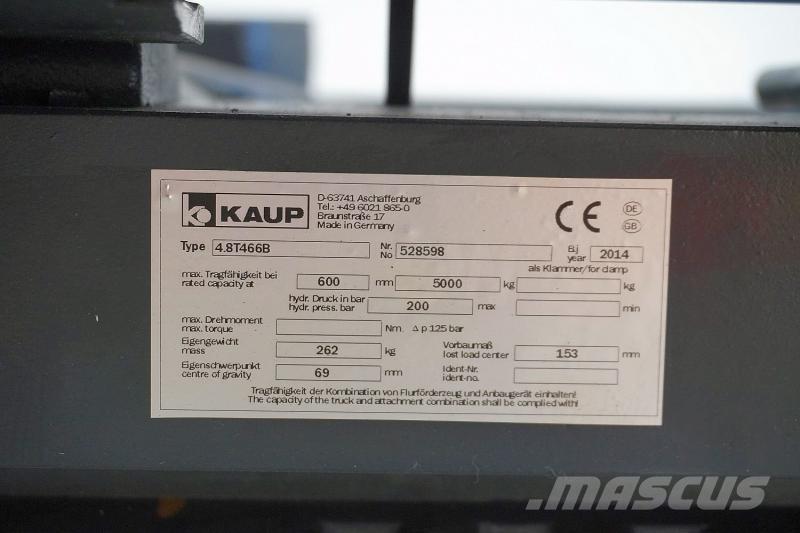 Kaup 4,8T 466B Друг прикачен инвентар и компоненти
