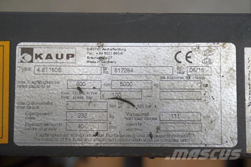 Kaup 4,8T160B Друг прикачен инвентар и компоненти