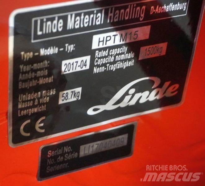 Linde HPT M 15 Ръчно водими