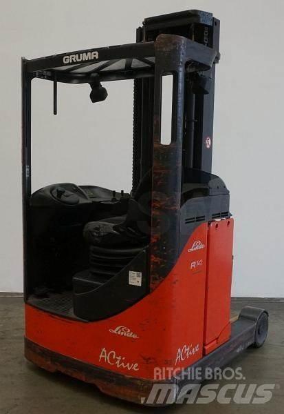 Linde R 14 115 Ретрак/ Високоповдигач с изместване на вилката напред