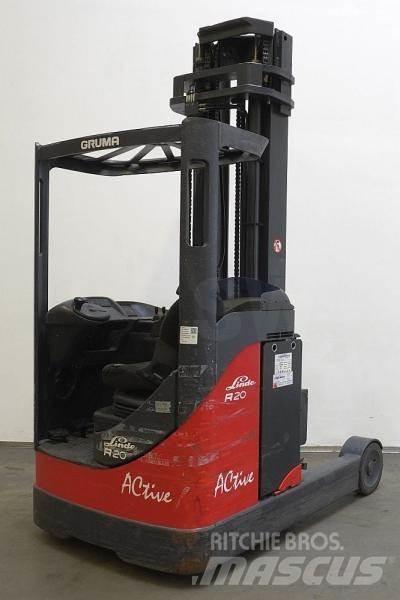 Linde R 20 115 Ретрак/ Високоповдигач с изместване на вилката напред