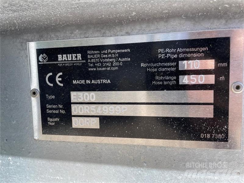 Bauer E 300 Напоителни системи
