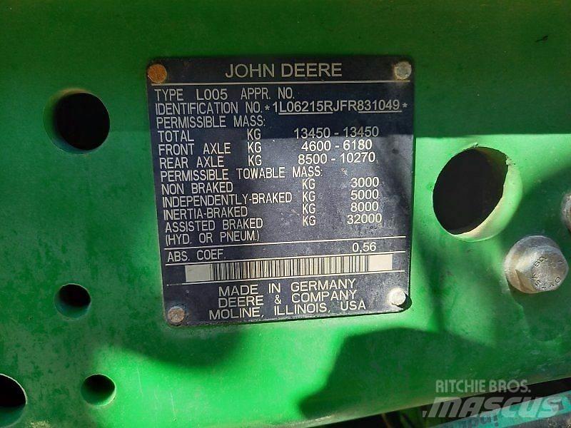 John Deere 6215R Трактори