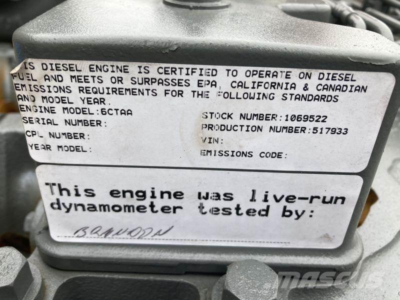 Cummins 6CT8.3 Двигатели