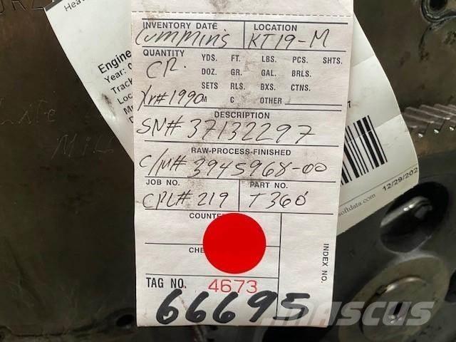 Cummins KT19 Двигатели