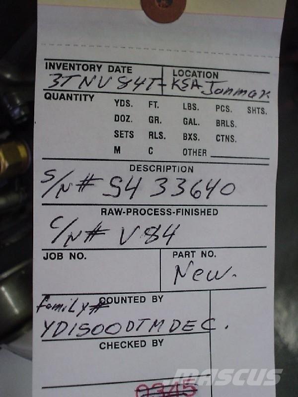 Yanmar 3TNV84T-BKSA Двигатели