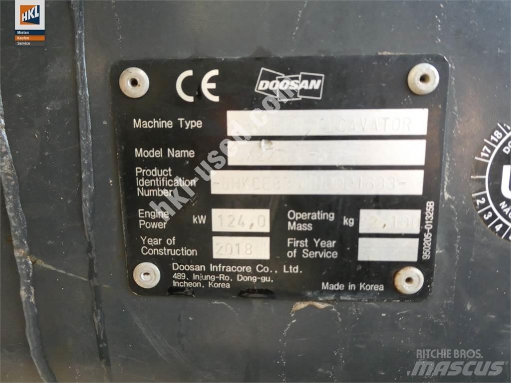 Doosan DX 225 LC-5 Верижен екскаватор