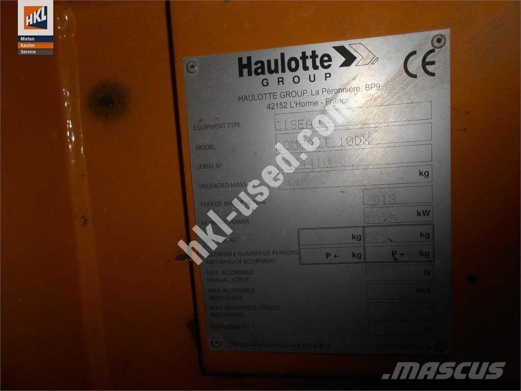Haulotte COMPACT 10 DX Строителство - Други