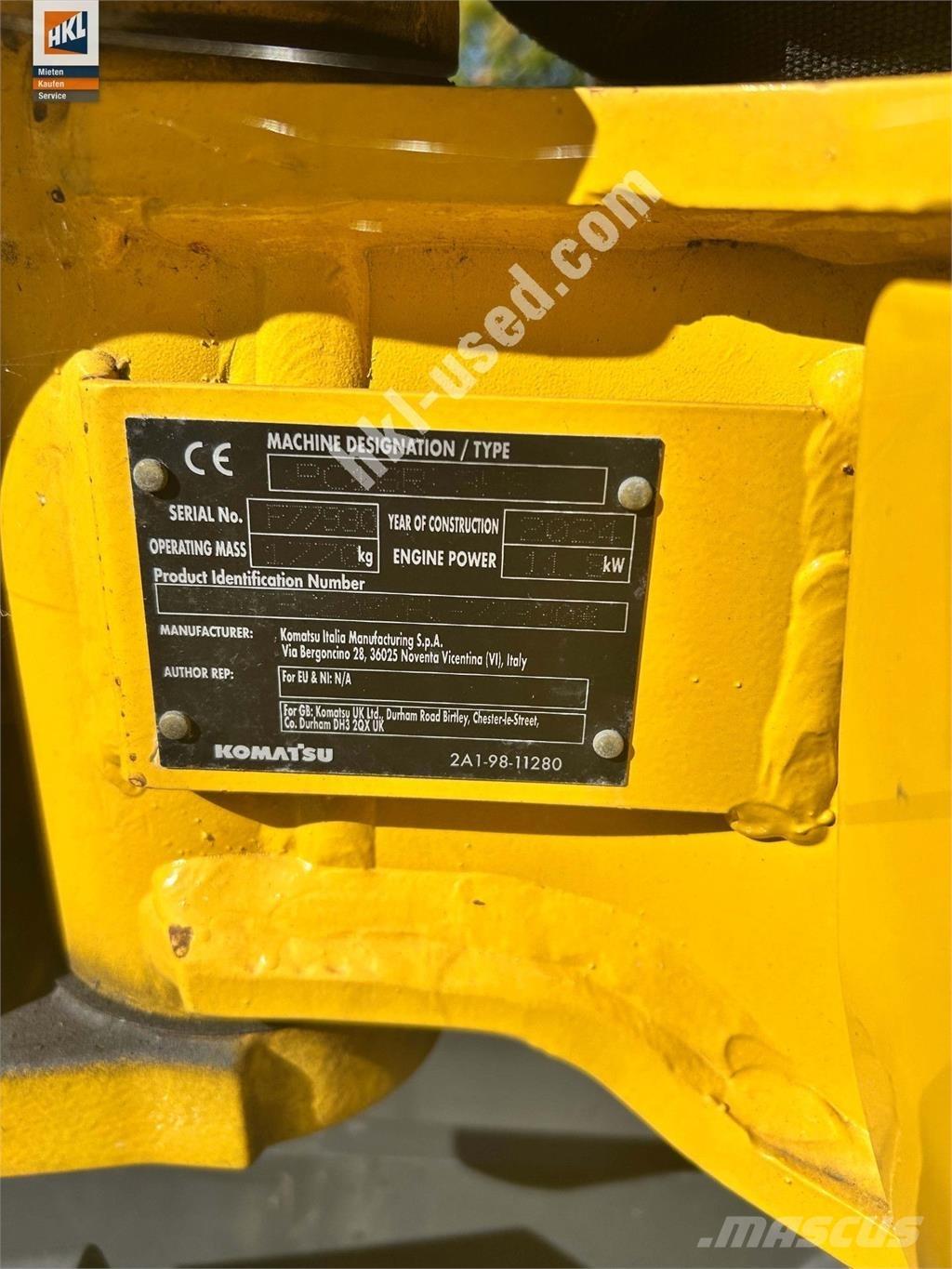 Komatsu PC 16 R-3HS Мини екскаватори < 7 т