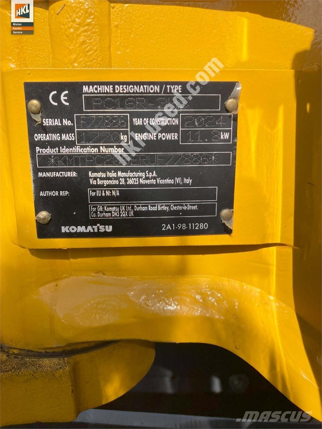 Komatsu PC 16 R-3HS Мини екскаватори < 7 т