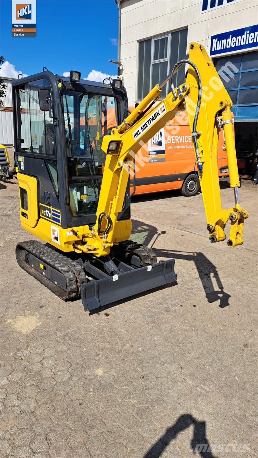 Komatsu PC 17 R-5 Мини екскаватори < 7 т