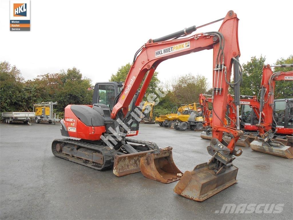 Kubota KX 080-4 Мини екскаватори < 7 т