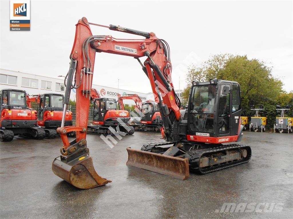 Kubota KX 080-4 Мини екскаватори < 7 т