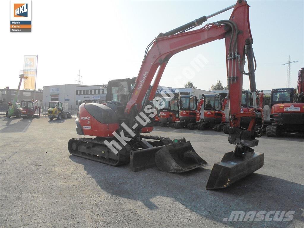 Kubota KX 080-4 Мини екскаватори < 7 т