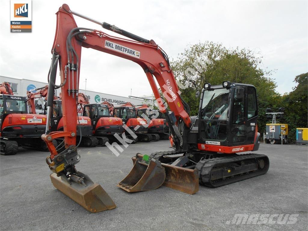 Kubota KX 080-4 Мини екскаватори < 7 т