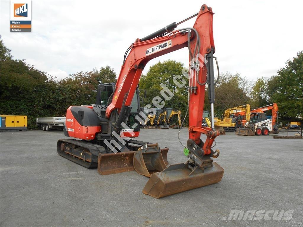 Kubota KX 080-4 Мини екскаватори < 7 т