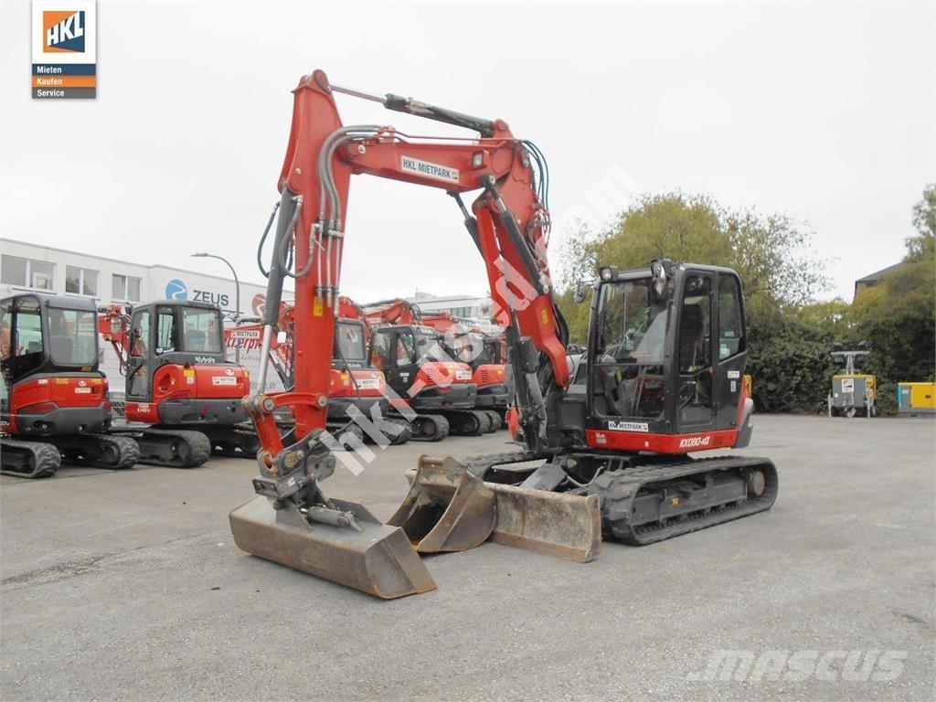 Kubota KX 080-4 Мини екскаватори < 7 т
