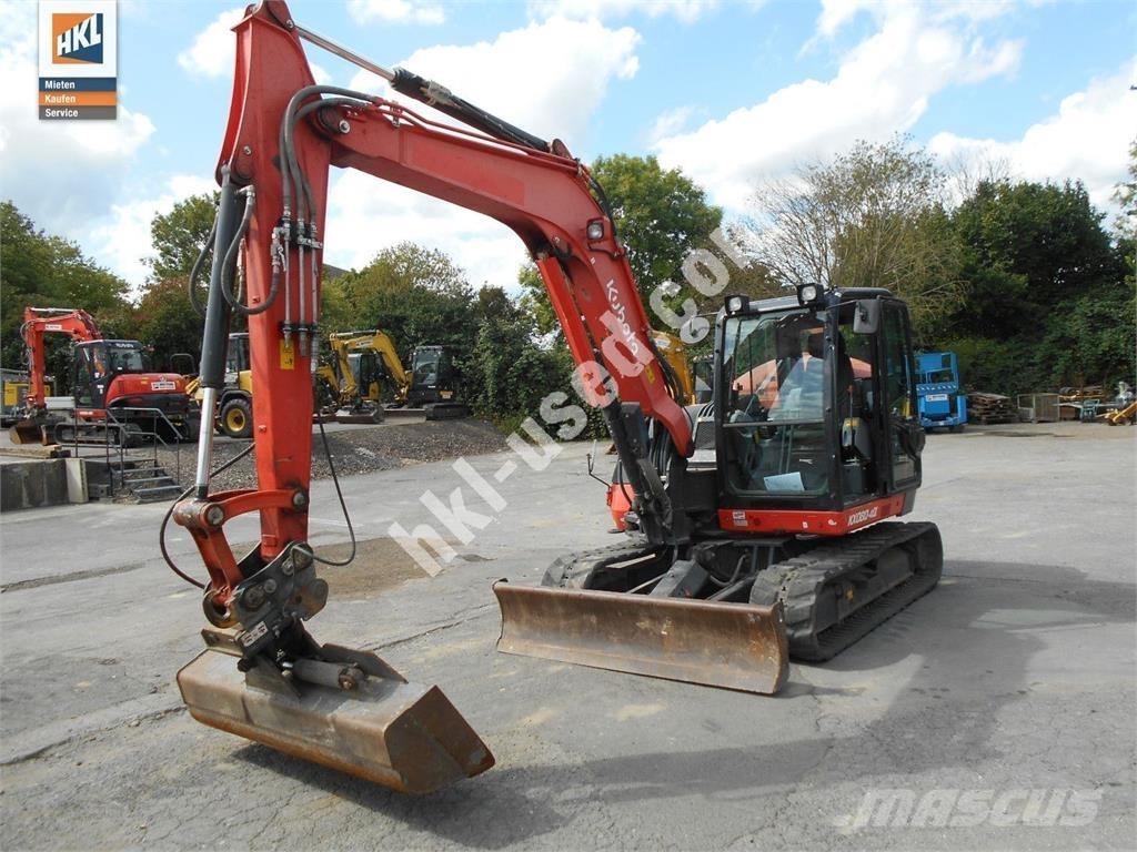Kubota KX 080-4 Мини екскаватори < 7 т