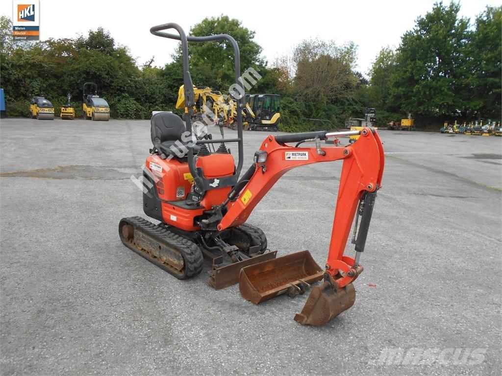 Kubota U 10-3 Мини екскаватори < 7 т