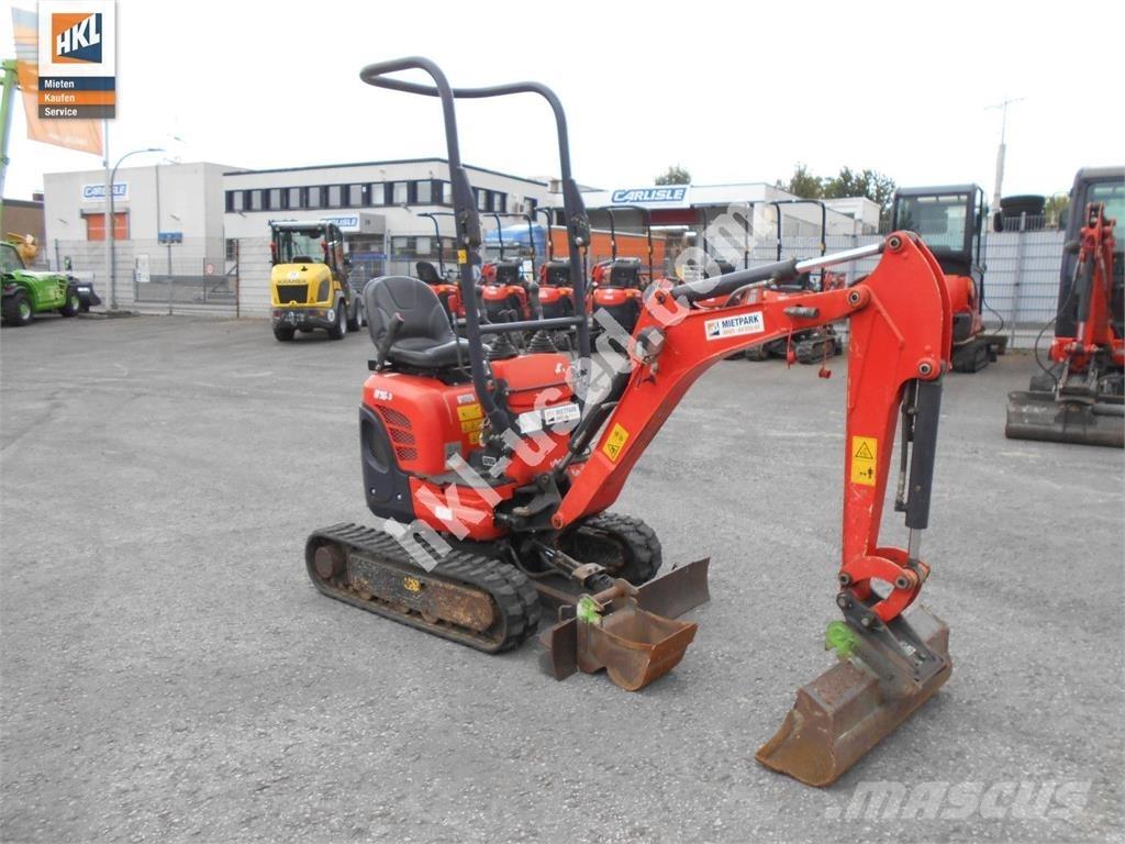 Kubota U 10-3 Мини екскаватори < 7 т
